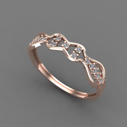 WOMENS DIAMOND SIGNET RING WOMEN RINGS 3DMODELS 3D PRINT MODEL 3D PRINT MODEL 3D model