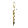 Rolex-crown-Halo-Barb-wire-round-pendant-08.jpg Couronne de montre pendentif rond avec bague Modèle d'impression 3D