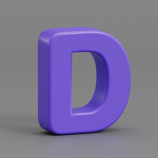 Alphabet D Letter