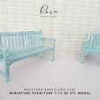 BACKYARD-BENCH-AND-SEAT-MINIATURE-FURNITURE-8.png Backyard Bench And Seat Miniature Furniture, Miniature Bench Furniture