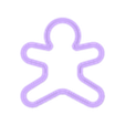 Cookie cutter gingerbread man.stl CUATRO CORTADORES DE GALLETAS