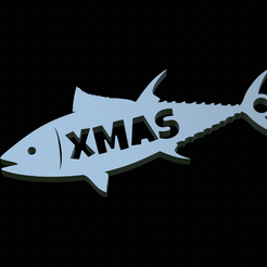 Keychain-set-2.png xmas / christmas tuna fish keychain / pendant