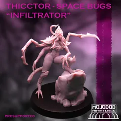 r1.webp Файл 3D Thicctor - Space Bugs "Infiltrator" - Предварительная поддержка・3D-печатная модель для загрузки