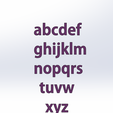 Ekran-görüntüsü-2025-06-08-183549.png 3D Printable Alphabet Letters A-Z – Bold Block Style