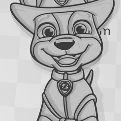 ranger.png Paw Patrol Ranger - Cookie Cutter and Stamp
