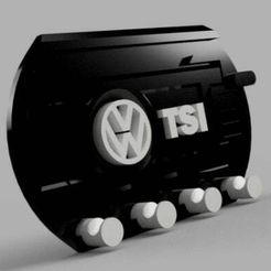 photo_2022-10-26_10-27-42.jpg Fichier STL Porte-clés de couvercle de soupape Volskwagen・Objet pour imprimante 3D à télécharger