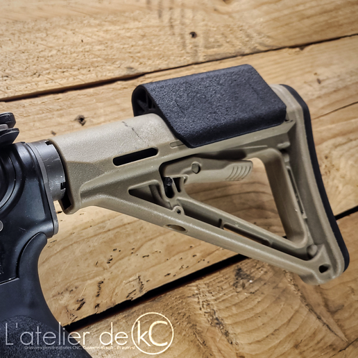 🔫 Airsoft FEER magpul MOE/CTR stock riser/cheek rest - 0.75