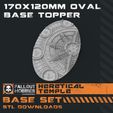 170x120mm-Oval-Topper.jpg Archivo 3D Juego de bases de templos heréticos・Diseño de impresión en 3D para descargar