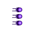 del v2stl.stl realistic model of a diode ± 0,01mm