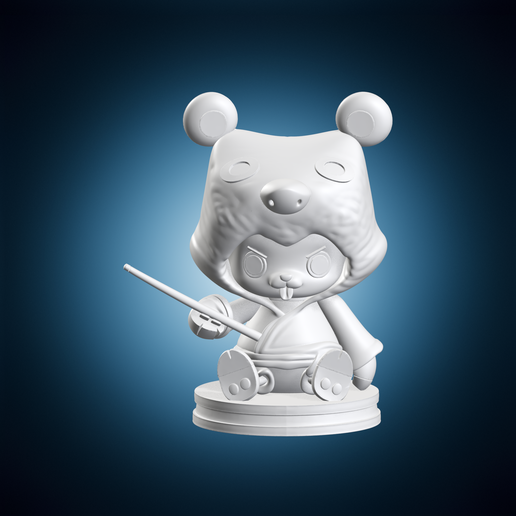 Chopper One Piece Bear Outfit Figurine