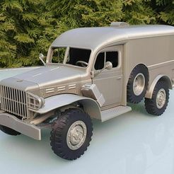 c_wc54-(10).jpg 3D file Dodge WC-54 - 1/14 scale model kit・3D printing design to download