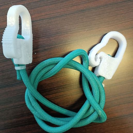 Very resistant travel hook with elastic 3D model