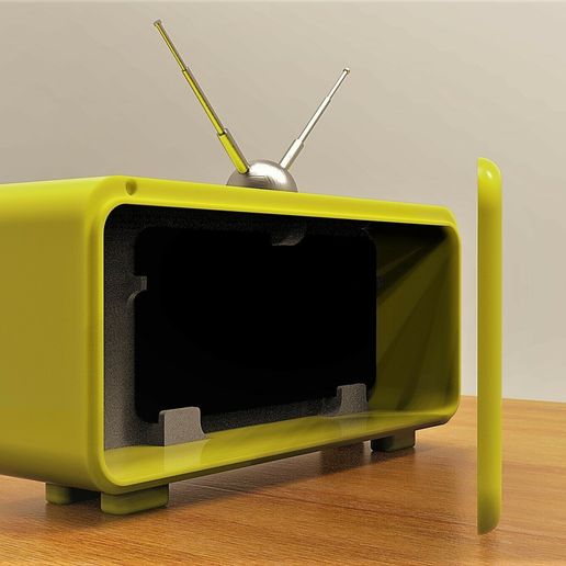 2.jpg Samsung A70 / A71 - Vintage TV Phone Holder (CRAZY SALE!)