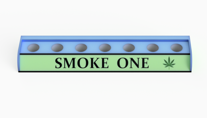 Porta boquillas  sin filtros smoke one 1 .png Fichier STL Porte-filtres / style Smoke One・Objet pour imprimante 3D à télécharger, Weed420House