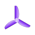 RHR-25_tri_V6_CW.stl RHR-25 2.5" Quadcopter Propeller