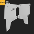 8.png 3D file Boba Fett - Chest Plate Upper Piece (Only) - 3D model - STL (digital download)・3D printable model to download