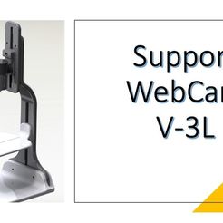001_support_V-3L_-_RedOhm_1.jpg Free STL file support webcam V-3L・3D print design to download
