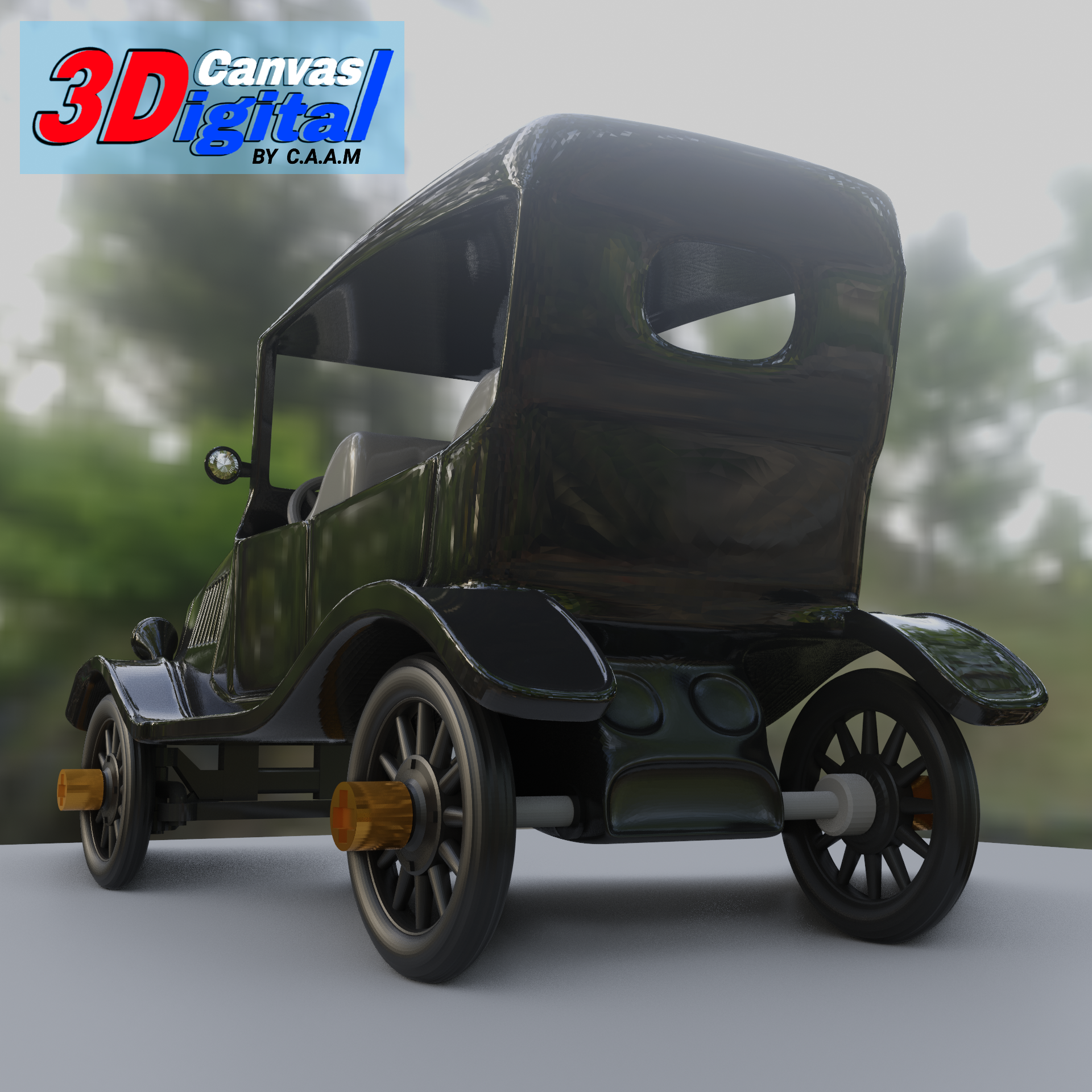 gtbgbgb.png Télécharger fichier Voiture classique pour l'impression 3D • Objet pour imprimante 3D, Canvas3Digital