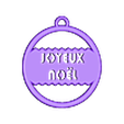 JOYEUX_NO%C3%8BL.STL Christmas tree decoration