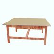0_00023.jpg TABLE 3D MODEL - 3D PRINTING - OBJ - FBX - MASE DESK SCHOOL HOUSE WORK HOME WOOD STUDENT BOY GIRL