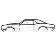 Chevrolet-Camaro-1968.png Camaro Multipack Silhouette Wall Art