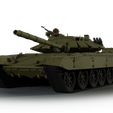 untitled.png Tank T 72 B3 STL