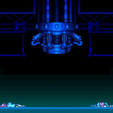 metroidbackground.png Super Metroid Amiibo Stand
