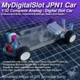 MyDigitalSlot JPN1 Car 1/32 Complete Analog / Digital Slot Car \Chassis and Body, Rims and Bushings, Gears and Guide! - a J a i] a . - Ready for 3mm ai eee Sse Pelee Mca meal) ox p> elie! eo faa o-. 5 ae 7 - 1g PN p MyDigitalSlot JPN1 Car, 1/32 Complete Analog / Digital Slot Car