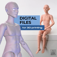 1.png BJD elf doll for 3d printing, ball jointed doll
