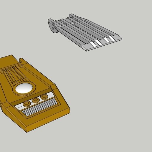 Arquivo grátis 3D TOS Klingon Commlink 🖖 ・design para impressão 3D para ...