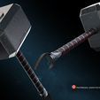 01-Mjolnir-from-Thor.jpg Mjolnir from Thor and Love and Thunder