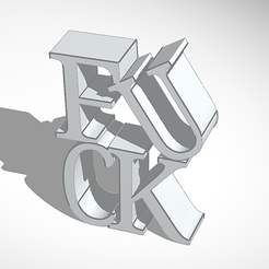 HomeDecorFLC3DSolutions.png 3D file Home Decor F**K・3D printable design to download