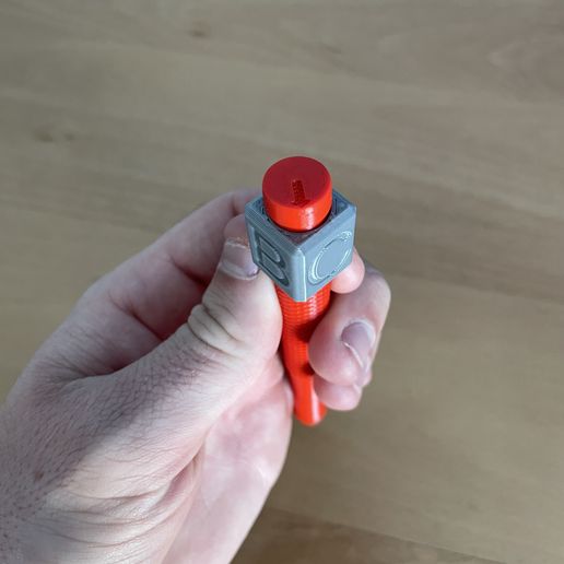 🔠 ABCD Spinner Pen STL – Novelty Exam Spinner Pen 3D Print File – Fun ...