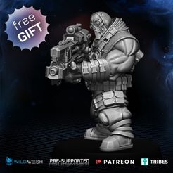Free_miniature_1.2.jpg Free STL file Free Ogre From April Wave・3D print design to download
