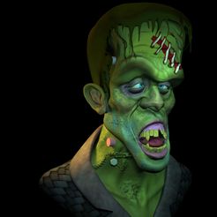 frankh.jpg Archivo STL Frankie Cartoon・Plan imprimible en 3D para descargar