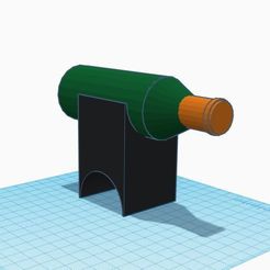 dd.JPG STL file Support / Range Bouteille vin・3D printable design to download