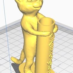 1.jpg Fichier STL Porte-crayon chat・Modèle à imprimer en 3D à télécharger, AlexStormND