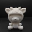 BearCowHat12.jpg Download file Bear Cow Hat • 3D printing template, Usagipan3DStudios