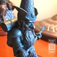 Photo-Jan-31,-3-04-55-PM.jpg Gnome with Spear, Fantasy Tabletop RPG Miniature or Garden Gnome Statue