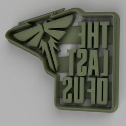 1.png STL file Cookie cutter the last of us show logo・3D printing model to download