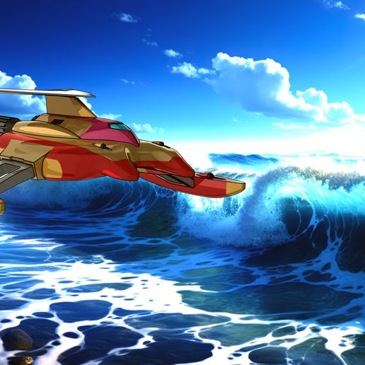 Render1_v.jpg GOLDORAK AND EAGLE PATROL - HIGH QUALITY AND CONFIGURABLE