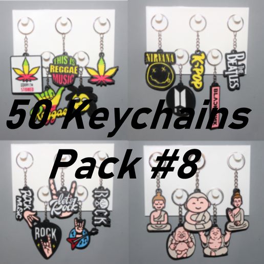50 Keychains #8 3D model