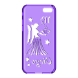 CASE IPHONE 7 Y 8 VIRGO V2.stl Case Iphone 7/8 Virgo sign