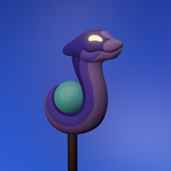 ewewew.png STL file Owl house - Luz Stringbean staff - cosplay Palisman 3D print model・3D printing idea to download