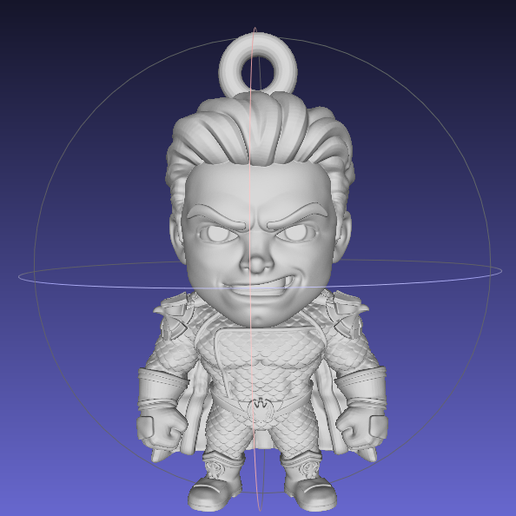 Llavero Homelander The Boys 3D STL - Keychain Fanart Print-in-Place