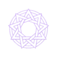 Luminous Star Sacred Geometry Design.stl Luminous Star: Sacred Geometry Design