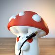 IMG_3697.jpeg Cute Mushroom Cable Holder