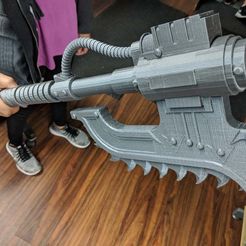 IMG_20190126_195601.jpg Free STL file Chaos Chainaxe (remix)・3D printing idea to download