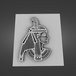 output-2023-05-29T171159798-render.png Fichier STL Timbre Cléopâtre・Modèle imprimable en 3D à télécharger