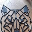 3efdb705272981a7e8a0ab396a6f0ee0_display_large.jpg Geometric Wolf Wall Sculture